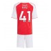 Arsenal Declan Rice #41 Hjemmedraktsett Barn 2025-26 Korte ermer (+ Korte bukser)